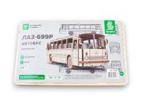 Конструктор из дерева. ЛАЗ-699Р автобус, 1:43. Baumi 12108