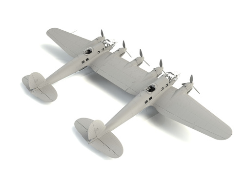 48260 ICM Немецкий буксировщик планеров He 111Z-1 Zwilling, II МВ (1:48)