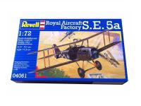 04061 Revell Одноместный биплан-истребитель Royal Aircraft Factory S.E. 5a (1:72) 04061 Revell Одноместный биплан-истребитель Royal Aircraft Factory S.E. 5a (1:72)