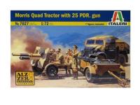 7027 Italeri Тягач Morris Quad с пушкой 25 PDR.Gun (1:72)