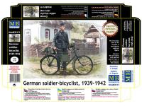 35171 Master Box Немецкий солдат-велосипедист, 1939-1942 гг. (1:35)
