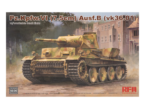RM-5036 RFM Немецкий тяжелый танк Pz.Kpfw.VI (7,5cm) Ausf.B (VK36.01) (1:35)