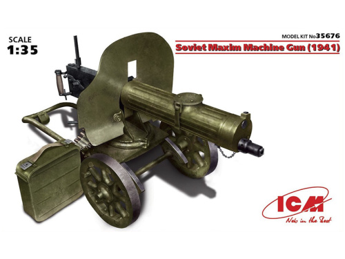 35676 ICM Советский пулемёт "Максим" (1941г.) (1:35)