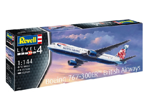03862 Revell Пассажирский самолёт Boeing 767-300ER «British Airways» (1:144)