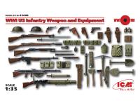 35688 ICM Оружие и снаряжение пехоты США 1 МВ (1:35)