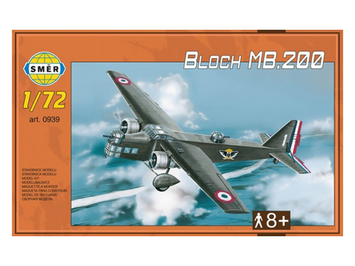 0939 Smer Бомбардировщик Bloch MB.200 (1:72)