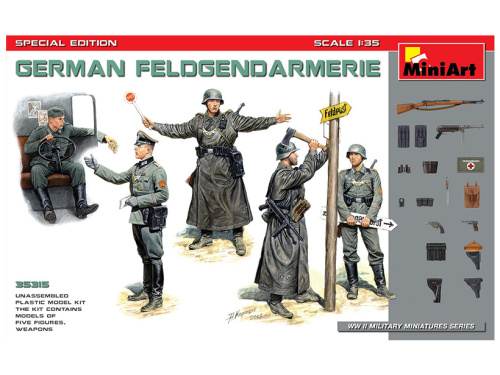 35315 MiniArt Немецкая полевая жандармерия. Специальное издание (1:35)