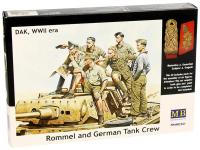 3561 Master Box Роммель и немецкий танковый экипаж, Африканский корпус (1:35)
