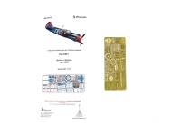 072230 Фототравление Микродизайн Ми-24А (Звезда) цветные приборные доски (1:72)