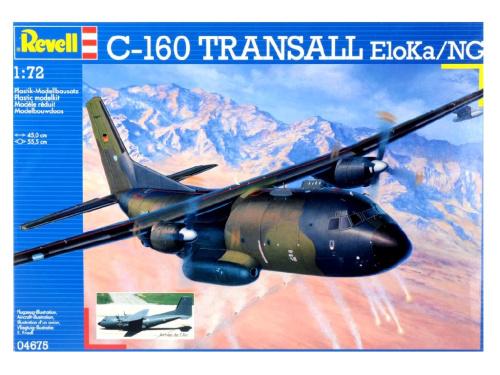 04675 Revell Немецкий транспортный самолет C-160 TRANSALL EloKa/NG (1:72)