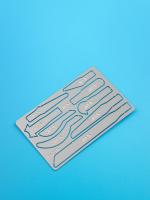 48250 JAS Набор пилок для цангового зажима, 9 шт.