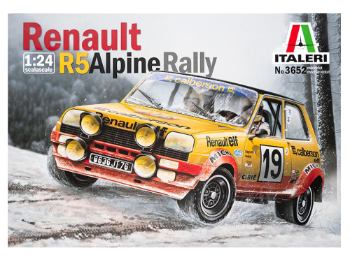 3652 Italeri Раллийный гоночный автомобиль Renault R5 Alpine Rally (1:24)