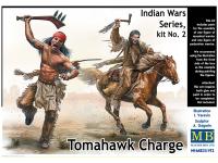 35192 Master Box Серия индейских войн. Атака с томагавками, набор № 2 (1:35)