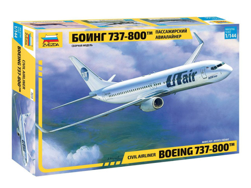 7019 Звезда Пассажирский авиалайнер "Боинг 737-800" (1:144)