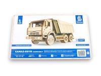 Конструктор из дерева. КАМАЗ-65115 (ранняя кабина) самосвал, 1:43. Baumi 12015