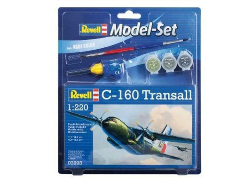 63998 Revell Подарочный набор с транспортным самолетом C.160 Transall (1:220)